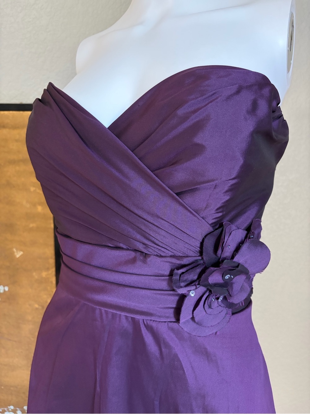 Vintage prom, formal, mother of the bride dress. Deep purple, EUC!